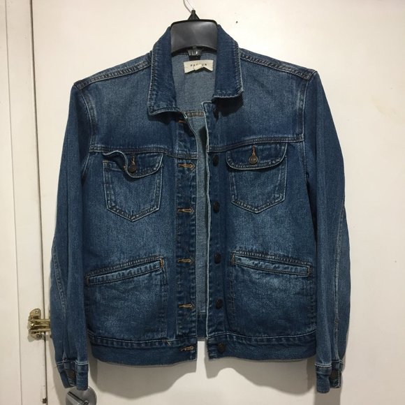 PACSUN DENIM BLUE WASH JACKETS SIZE M - Picture 4 of 7